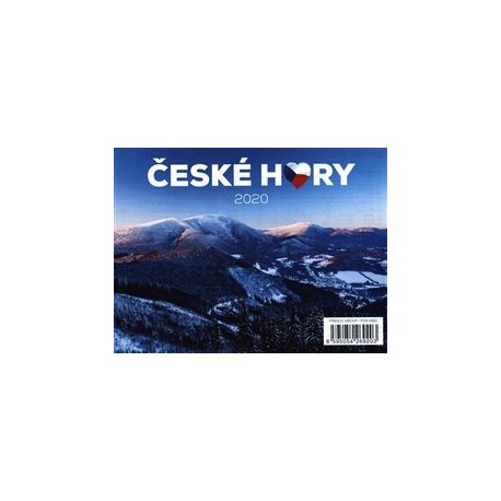 Stolní kalendář České hory 2020, 16,5 × 13 cm