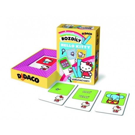 Vzdělávací karty - Rozdíly - Hello Kitty
