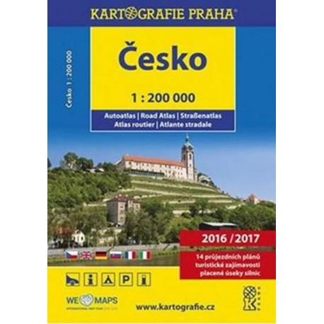 Česko - autoatlas/1:200 000, 2016/2017