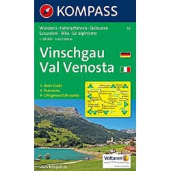 Vinschgau,Val Venosta 52 / 1:50T KOM