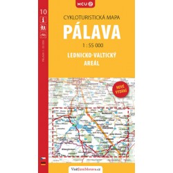 Pálava - Lednicko-valtický areál - cykloturistická mapa č. 10 /1:55 000