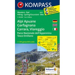 Alpi Apuane,Garfagnana,Carrara,Viareggio 2451 / 1:50T NKOM