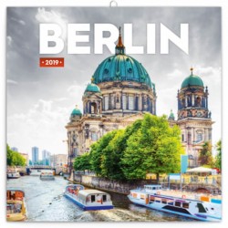 Kalendář poznámkový 2019 - Berlín, 30 x 30 cm