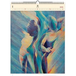 Kalendář 2021 dřevěný: Women II, 450x590