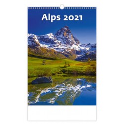 Kalendář 2021 nástěnný: Alps, 315x450