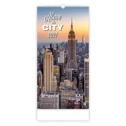 Kalendář 2021 nástěnný Exclusive: Above the City, 315x630