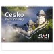Kalendář 2021 nástěnný: Česko mezi oblaky, 450x315