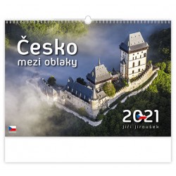 Kalendář 2021 nástěnný: Česko mezi oblaky, 450x315