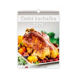 Kalendář 2021 nástěnný: Česká kuchařka, 240x330