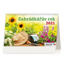 Kalendář 2021 stolní: Záhradkářův rok, 226x139