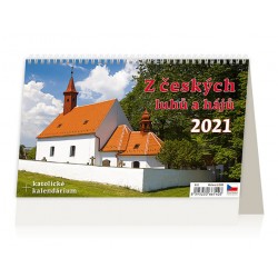 Kalendář 2021 stolní: Z český luhů a hájů, 226x139