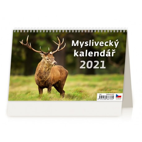 Kalendář 2021 stolní: Myslivecký kalendář, 226x139