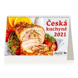 Kalendář 2021 stolní: Česká kuchyně, 226x139