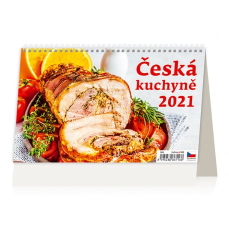 Kalendář 2021 stolní: Česká kuchyně, 226x139