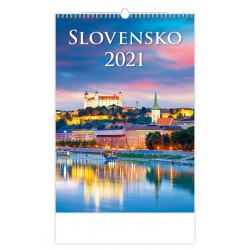 Kalendář 2021 nástěnný: Slovensko, 315x450