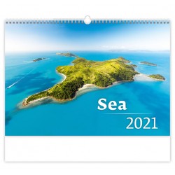 Kalendář 2021 nástěnný: Sea, 450x315