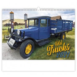 Kalendář 2021 nástěnný: Old Trucks, 450x315
