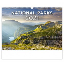 Kalendář 2021 nástěnný: National Parks, 450x315