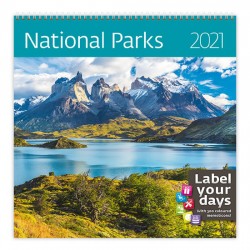 Kalendář 2021 nástěnný: National Parks, 300x300