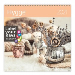 Kalendář 2021 nástěnný: Hygge, 300x300