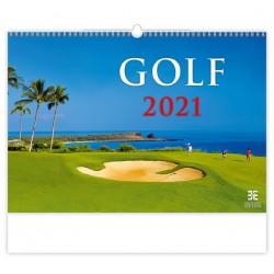 Kalendář 2021 nástěnný Exclusive: Golf, 485x340