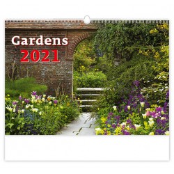 Kalendář 2021 nástěnný: Gardens, 450x315
