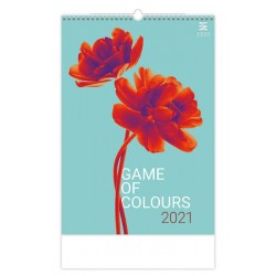 Kalendář 2021 nástěnný Exclusive: Game of Colours, 340x485