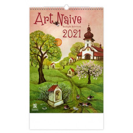 Kalendář 2021 nástěnný Exclusive: Art Naive, 340x485