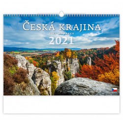 Kalendář 2021 nástěnný: Česká krajina, 450x315