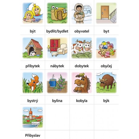Hry s vyjmenovanými slovy (SOUBOR KARET pro výuku českého jazyka ve 3. ročníku)