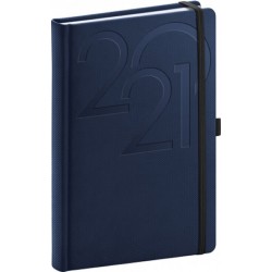 Diář 2021: Ajax - modrý - denní, 15 × 21 cm