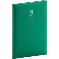 Diář 2021: Capys - zelený - týdenní, 15 × 21 cm