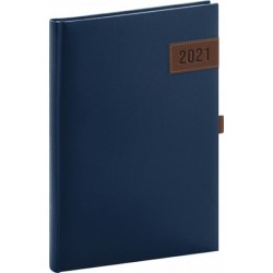 Diář 2021: Tarbes - modrý - denní, 15 × 21 cm