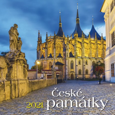 Kalendář 2021 - České památky, nástěnný