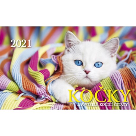 Kalendář 2021 - Kočky, stolní