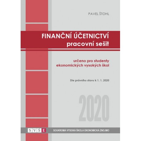 Finanční účetnictví - pracovní sešit 2020