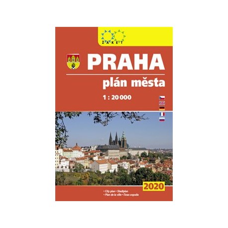Praha - knižní plán města 2020