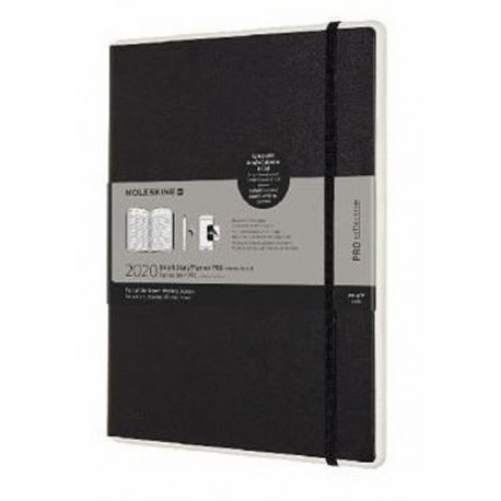 Moleskine: Smart plánovací zápisník 2020 paper tablet PRO XL WV black