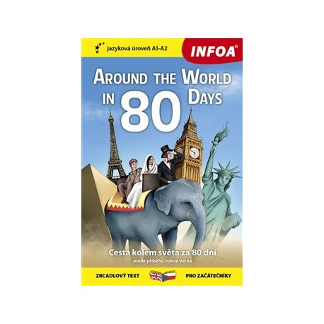 Četba pro začátečníky - Around The World in 80 Days (Cesta kolem světa za 80 dní) - (A1-A2)