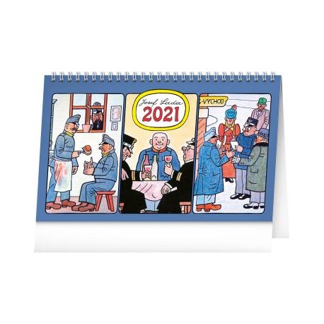 Kalendář 2021 stolní: Josef Lada – Švejk, 23,1 × 14,5 cm