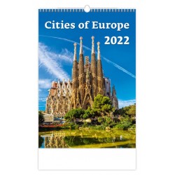 Kalendář nástěnný 2022 - Cities of Europe