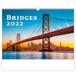 Kalendář nástěnný 2022 - Bridges