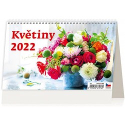 Kalendář stolní 2022 - Květiny