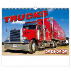 Kalendář nástěnný 2022 - Trucks