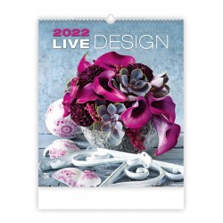 Kalendář nástěnný 2022 - Live Design