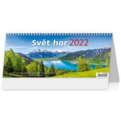 Kalendář stolní 2022 - Svět hor