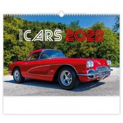Kalendář nástěnný 2022 - Retro Cars