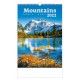 Kalendář nástěnný 2022 - Mountains/Berge/Hory