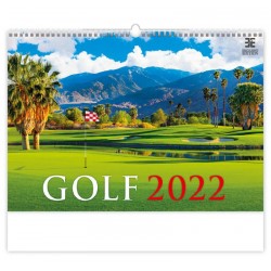 Kalendář nástěnný 2022 - Golf