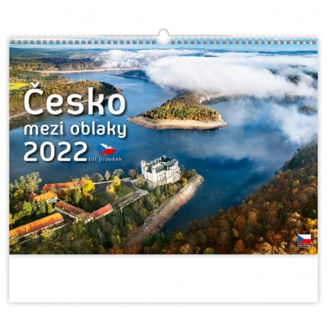 Kalendář nástěnný 2022 - Česko mezi oblaky
